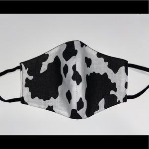 Cow Print Face Mask